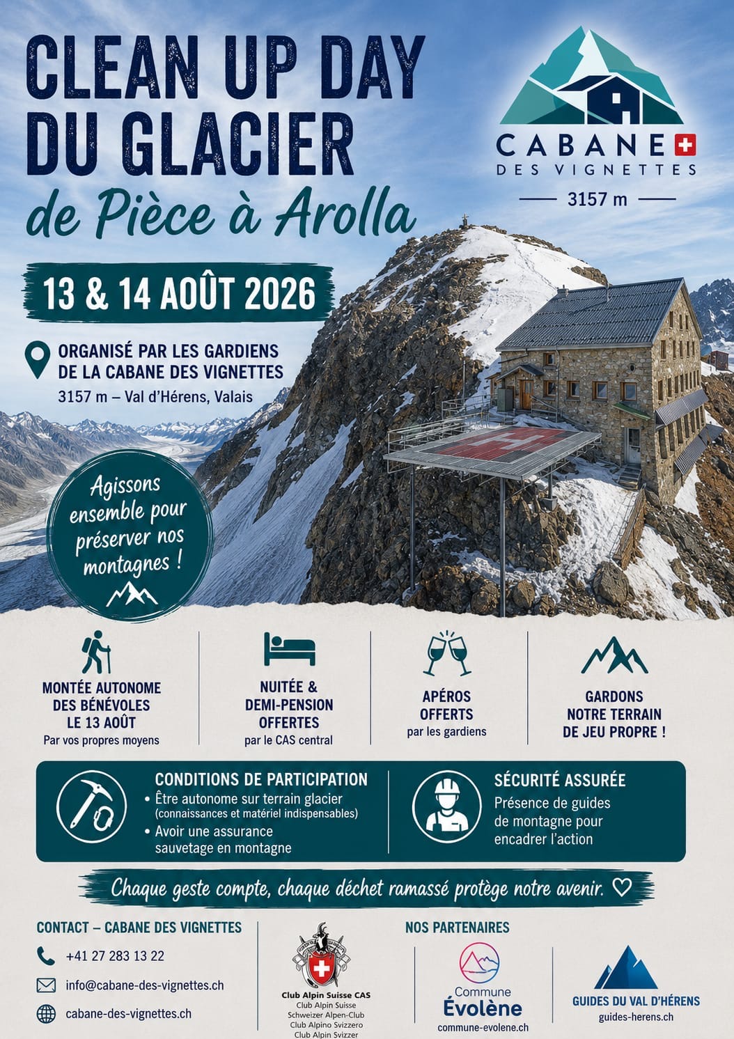 Clean Up Glacier de Pièce 🇨🇭